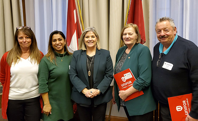 Meeting with NDP leader at Queen's Park