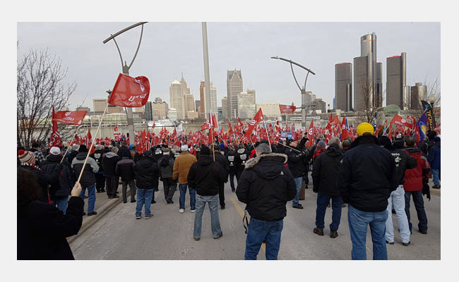 Save GM Oshawa demonstration