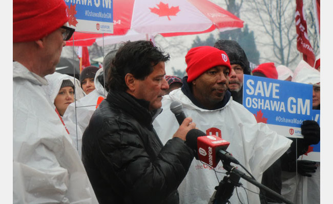 Save GM Oshawa demonstration