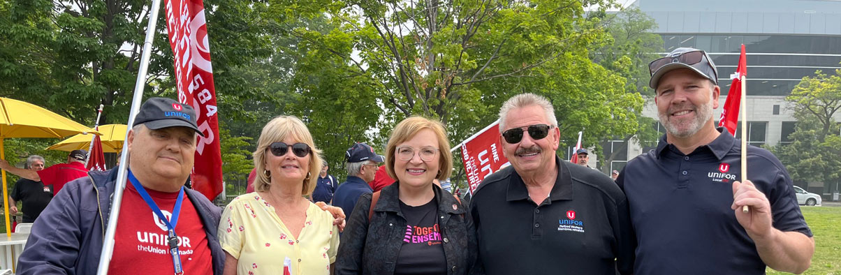 Windsor Salt Rally for Striking Workers